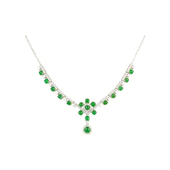 CUIYURIJI Ice Glutinous Jadeite Necklaces Women's
