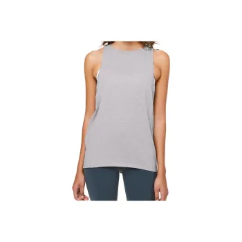 Lululemon Back In Action Sport Vests Women's Light Gray