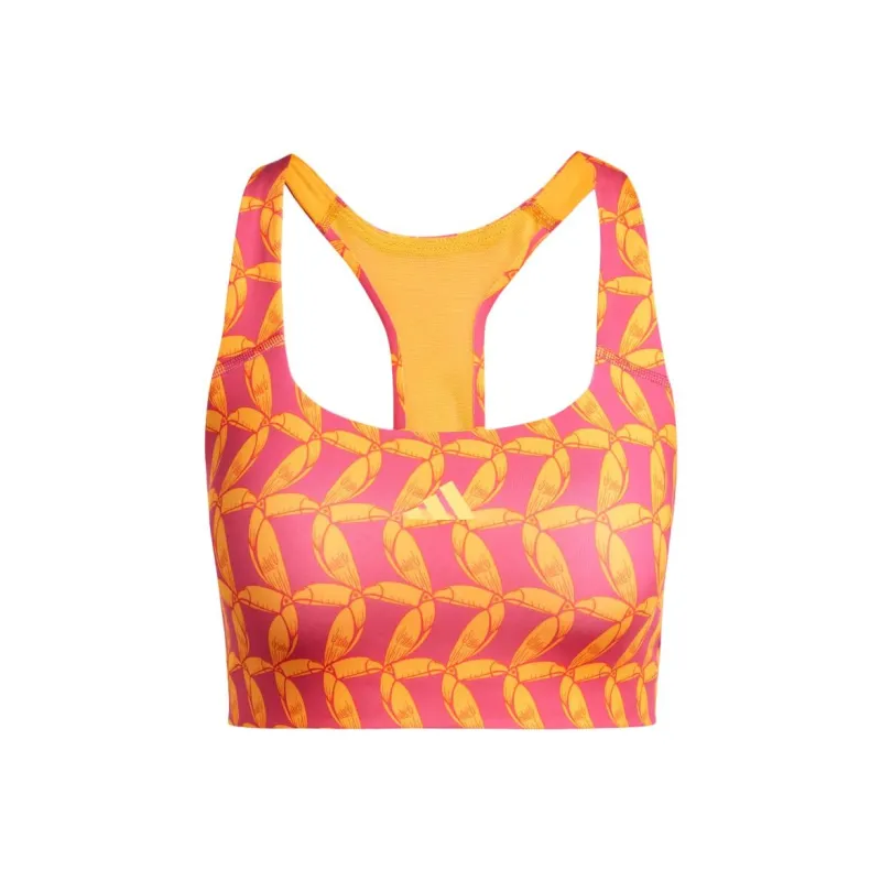 Adidas Free Shipping With AdiClub Adidas X Farm Rio Medium Support Bra-0