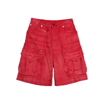 R13 Cotton Cargo Shorts
