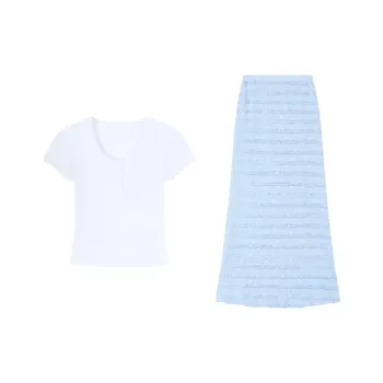 MTHE Two Piece Skirt Sets Women's