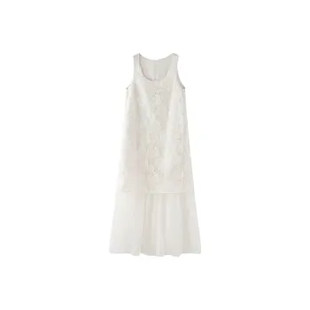 KYKW Sleeveless Dresses Women's White