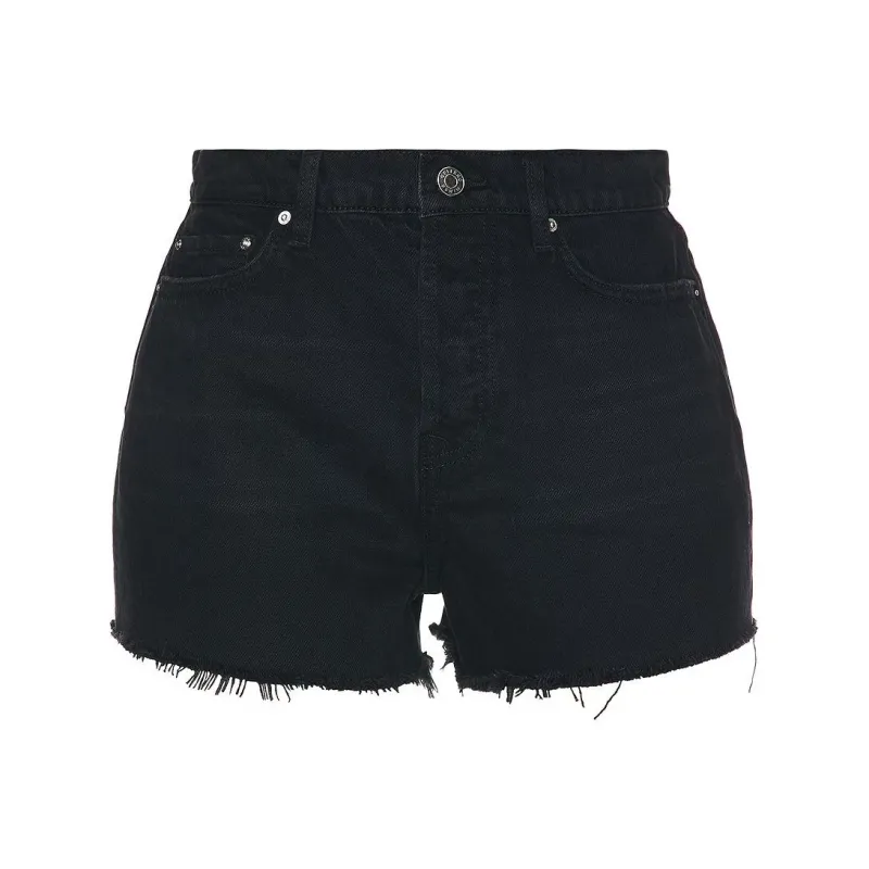GRLFRND Denim Shorts Women's Black-0