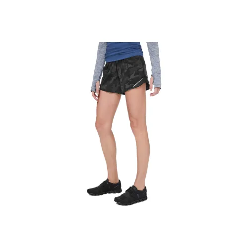 Lululemon Hotty Hot Sports Shorts Women's Black Gray Print