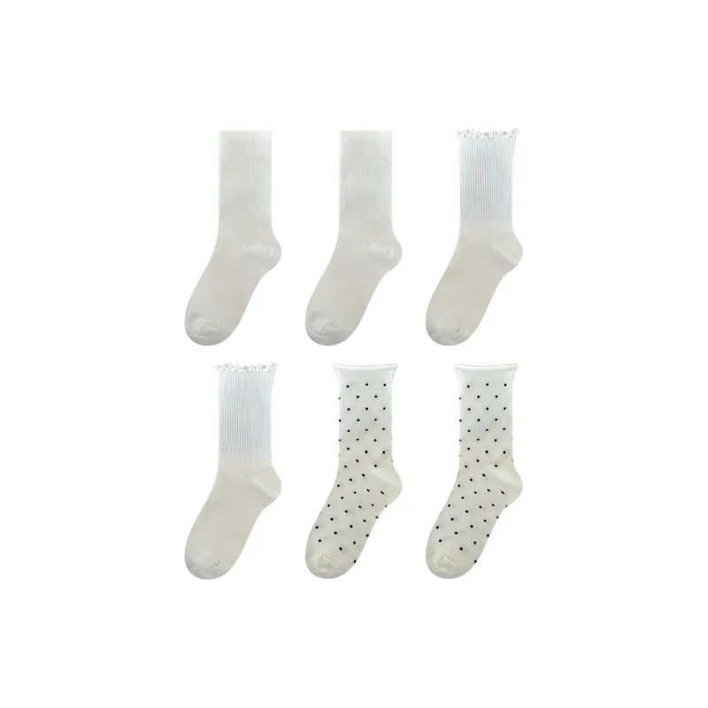 Moremoli Mid Calf Socks Women's 6 Pack-4