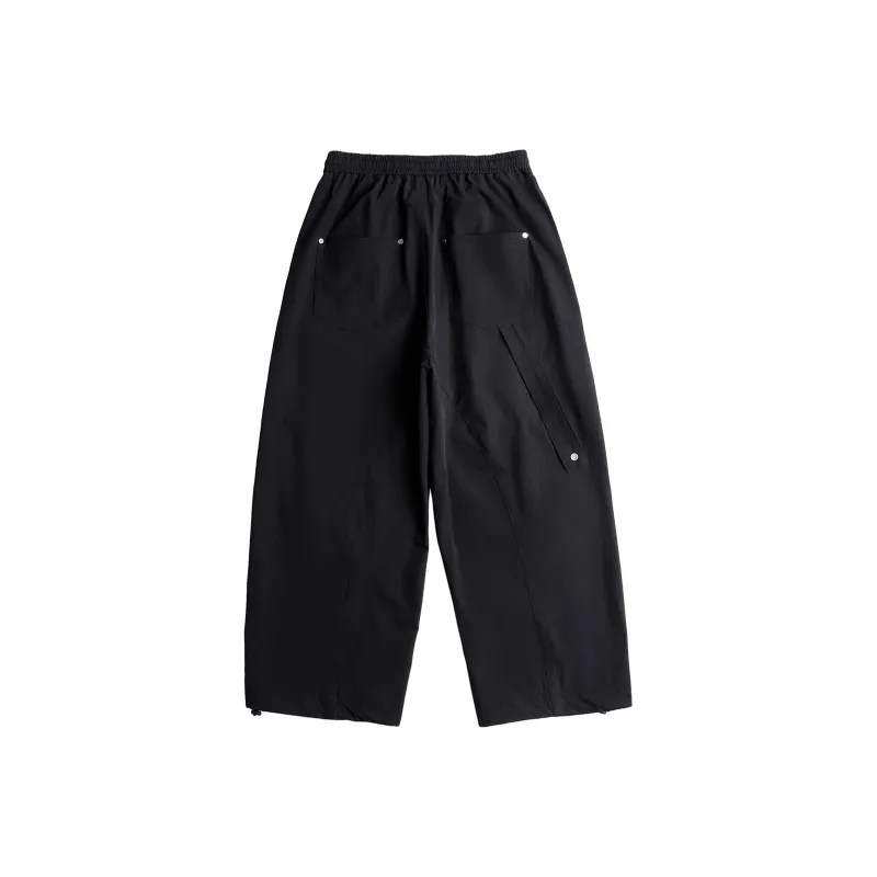 AOGZ Cargo Pants Unisex Black-1