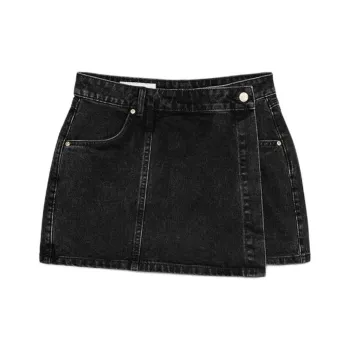 ZARA Denim Shorts Women's Black