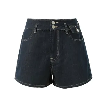 3COLOUR Denim Shorts Women's Deep Sea Blue