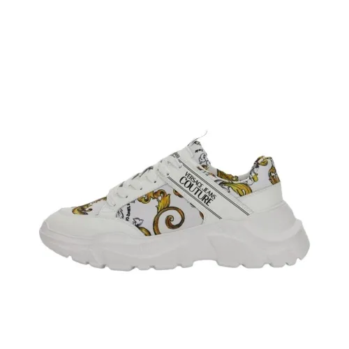 VERSACE JEANS COUTURE Low Top Casual Shoes Men's White