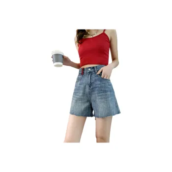 SITOL Denim Shorts Women's Blue