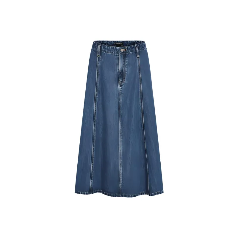 URBAN REVIVO Denim Short Skirts Women's Blue-0