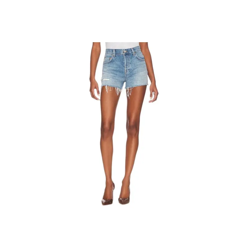 GRLFRND Denim Shorts Women's Blue-0