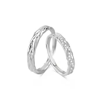 GUDS GAVE S999 Fine Silver Rings Unisex