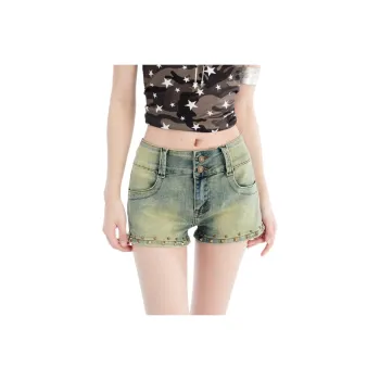 ORIGIN 2025 Summer Denim Shorts Women's