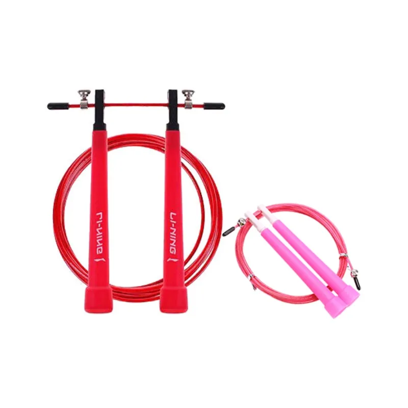 LiNing Professional Racing Non Countable Jump Ropes Adults Steel Wire+PVC Rope+PP Controller Cord Length 3m-10