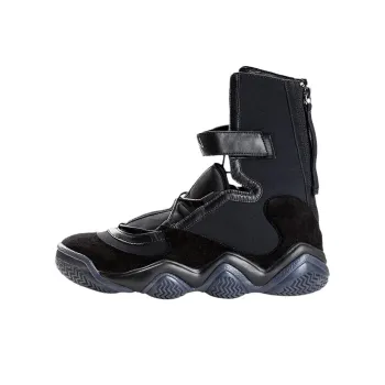 Yohji Yamamoto x Adidas Anti Slip Wear Resistant High Top Basketball Shoes Women's Black