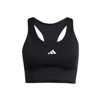 Adidas Free Shipping With AdiClub Run Pocket Medium Support Bra