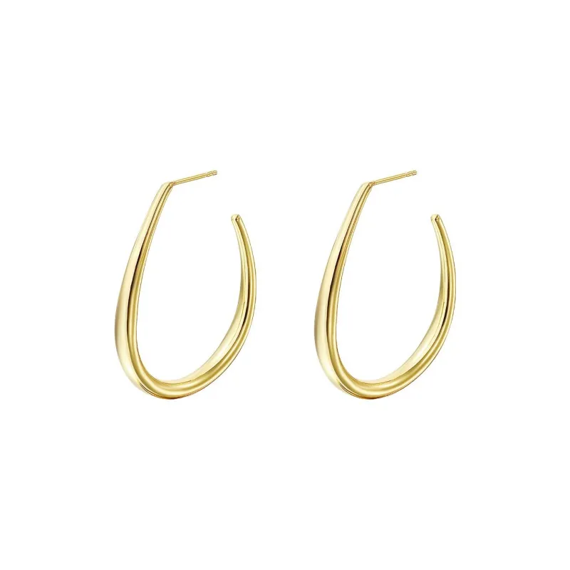ZEGL 925 Sterling Silver Earrings Women's-0