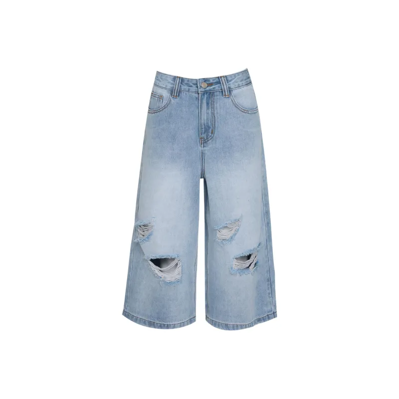 Poyz Denim Shorts Women's Sky Blue-0