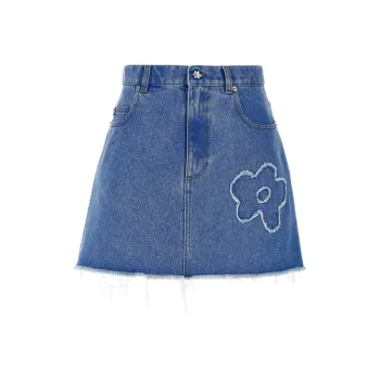 MARNI Floral appliqué Mini Skirt