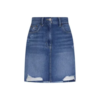 Tommy Hilfiger Denim Short Skirts Women's Denim Blue 1BK