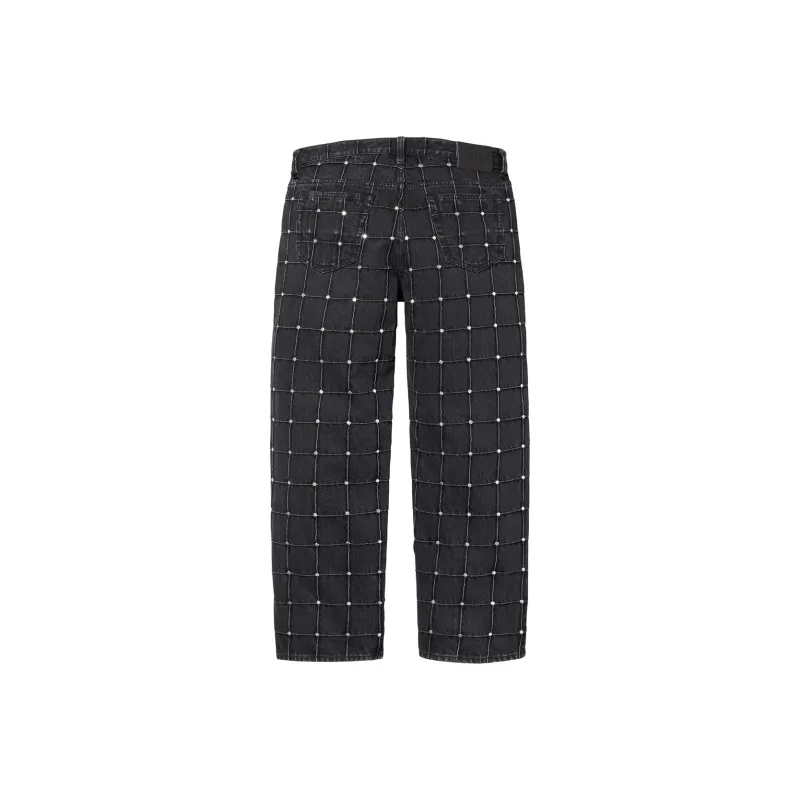 Supreme Studded Seam Loose Fit Jean-1