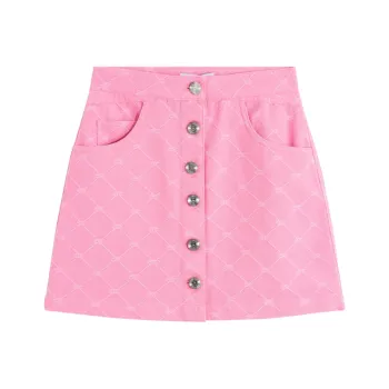 Bebe Denim Short Skirts Women's Pink