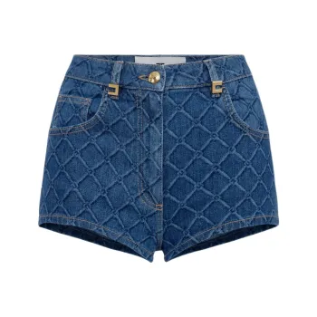 Elisabetta Franchi Logo plaque Shorts