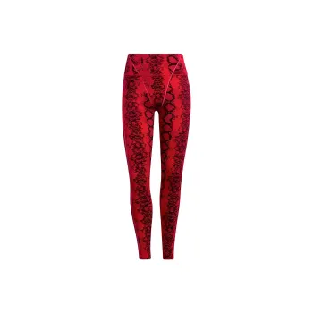 Adidas Ivy Park Allover Print Tights Red/Black