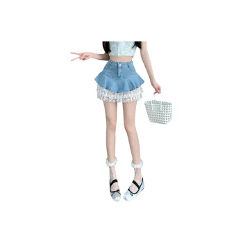 Mu Xiao Xin Denim Short Skirts Women's