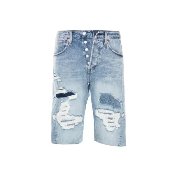 Levis Denim Shorts Men Light Blue
