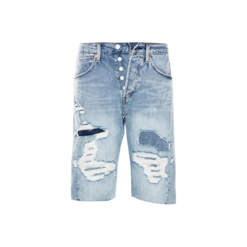 Levis Denim Shorts Men Light Blue-0