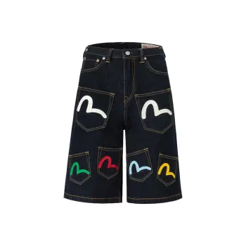 EVISU Denim Shorts Women's Denim Blue