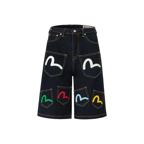 EVISU Denim Shorts Women's Denim Blue