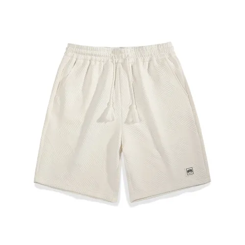 FAIRWHALE Casual Shorts Men Ecru