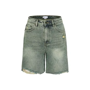 URBAN REVIVO Denim Shorts Women's Light Blue