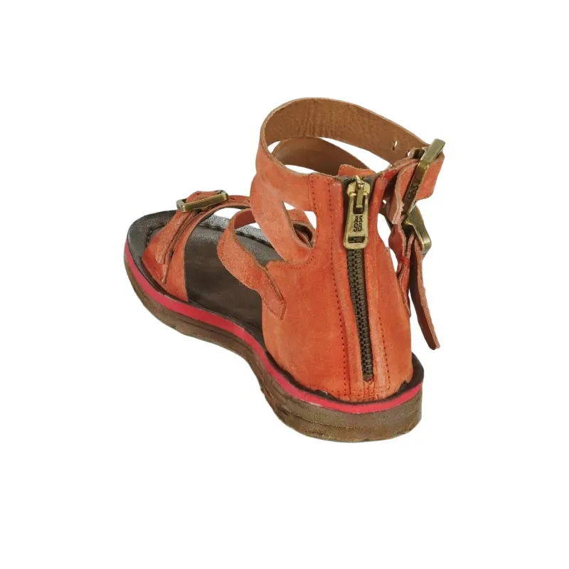 AirStep BUSA STRAP Roman Sandals Women's Orange-4