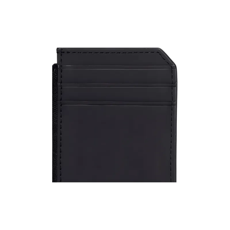Rains Polyurethane Card Holder Wallet Unisex Black-1