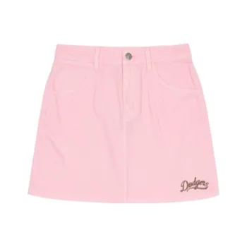 MLB Denim Short Skirts Women's Pink