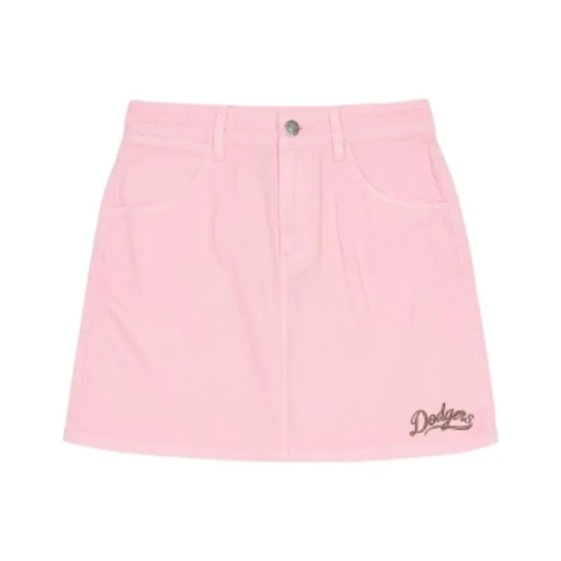 MLB Denim Short Skirts Women's Pink-0