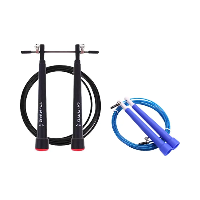 LiNing Professional Racing Non Countable Jump Ropes Adults Steel Wire+PVC Rope+PP Controller Cord Length 3m-5
