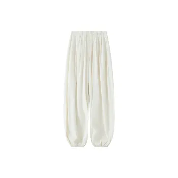 TAGEECHITA UPF 50+Drawstring Elastic Waistband Pants Casual Straight Fit Pants Women's