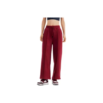 DECATHLON DOMYOS Sports Pants Women's Burgundy Red