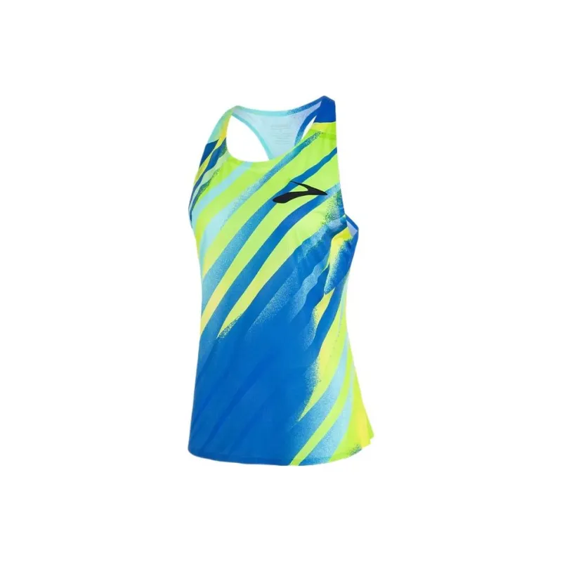 Brooks Sport Vests Unisex Green Royal Blue-0