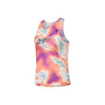 QIAODAN Feiying Sport Vests Women's Flowing Light Orange Print