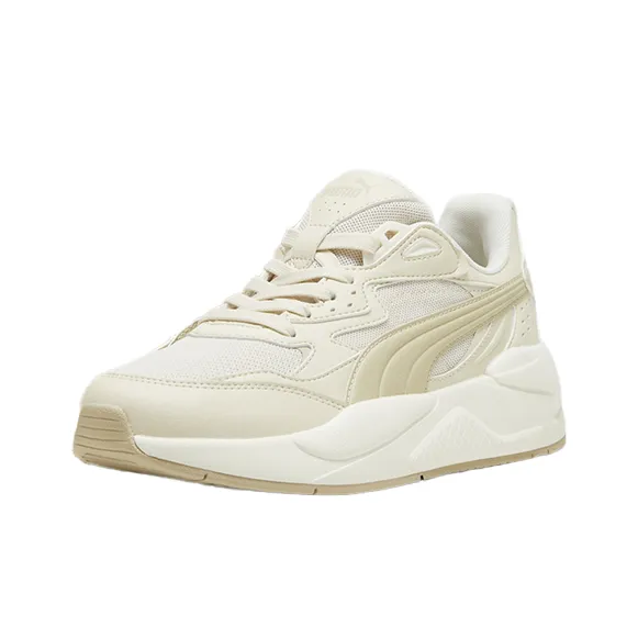 PUMA X Ray Speed Anti Slip Wear Resistant Low Top Casual Shoes Women's Ecru-2
