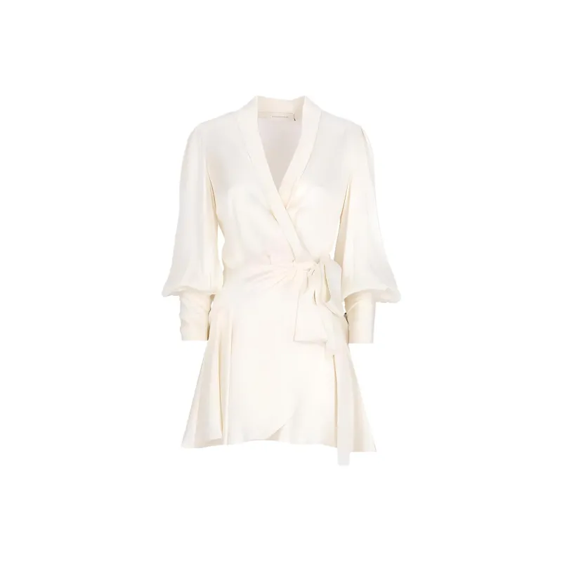 Zimmermann Long Sleeved Dresses Women's White-0