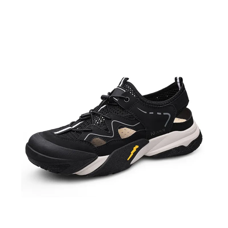 Wen Nai River Trekking Shoes Men's Black-1