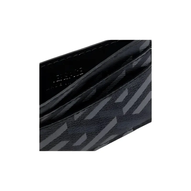FANSIZHE VERSACE Leather Card Holder Card Holder Men's Black Gray-3