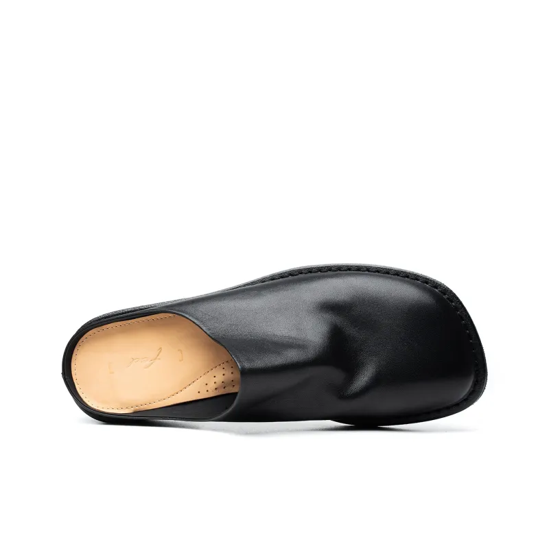 FED EVA Rubber Sole Odor Resistant, Abrasion Resistant Closed Toe Slippers Men's Black-2